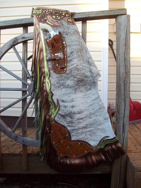 Bull Riding Chap, Bullriding Chaps, Rough Stock Chaps, Rodeo Chaps